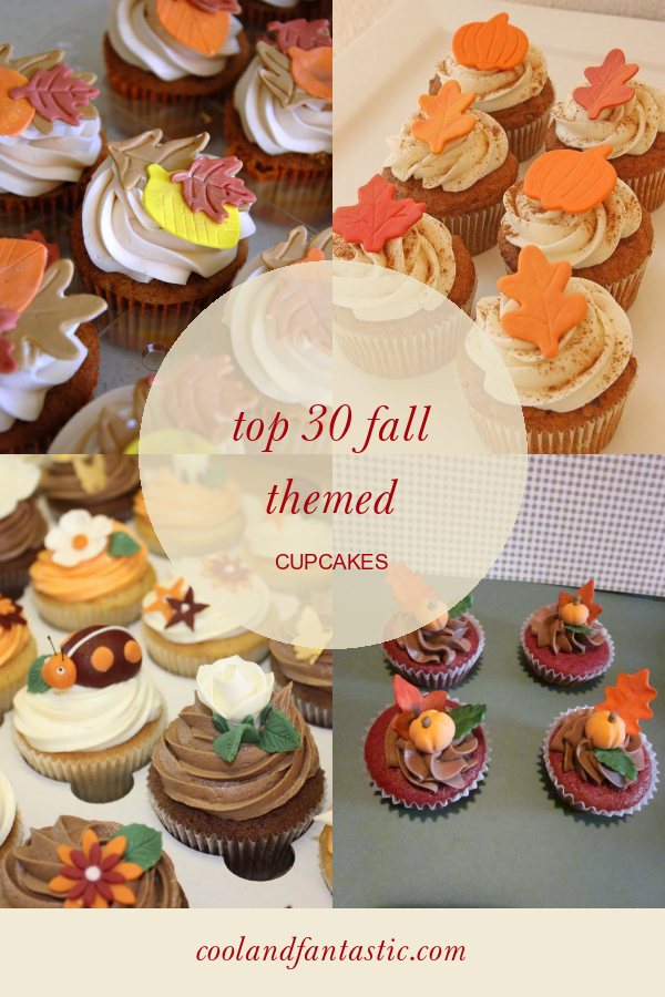 Top 30 Fall themed Cupcakes Home, Family, Style and Art Ideas